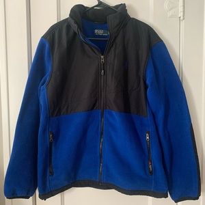 Polo Blue Fleece Full Zip Up